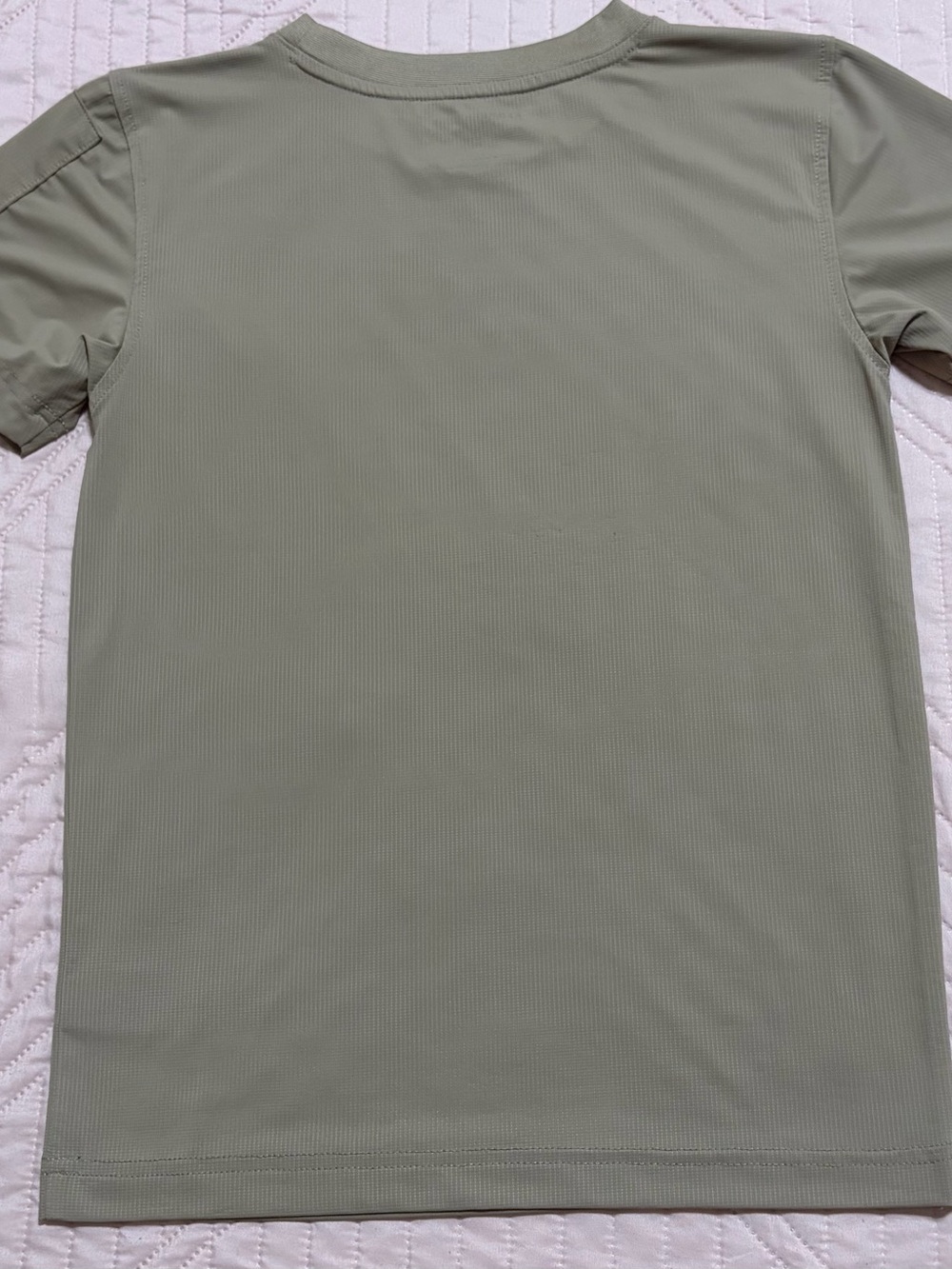 Kenneth Cole Kids Short Sleeve Crewneck T-Shirt in Sage
